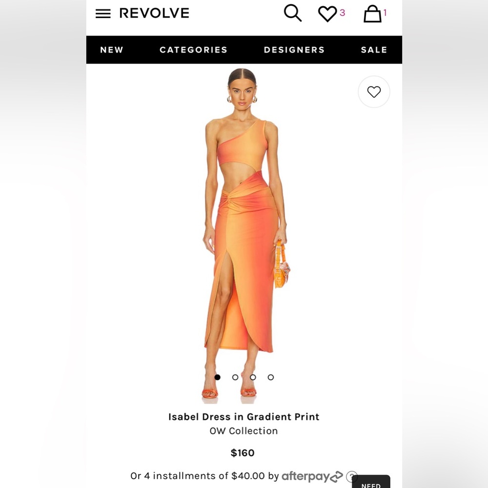 REVOLVE—OW Collection. Size L. Worn once. Perfect condition